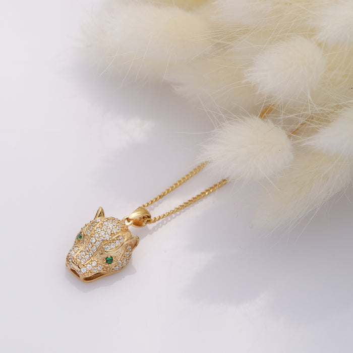 Panther Charm Necklace