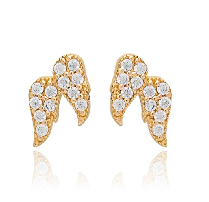 Angel Wings Stud Earrings