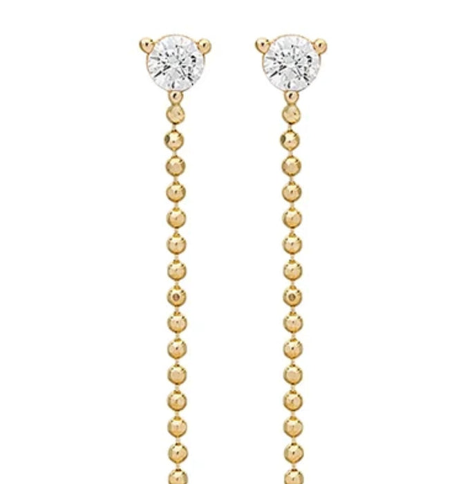 14k Gold Stud Delicate Design