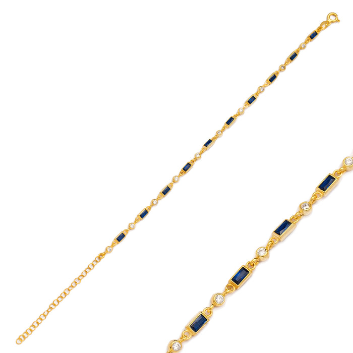 Baguette Sapphire Bracelet