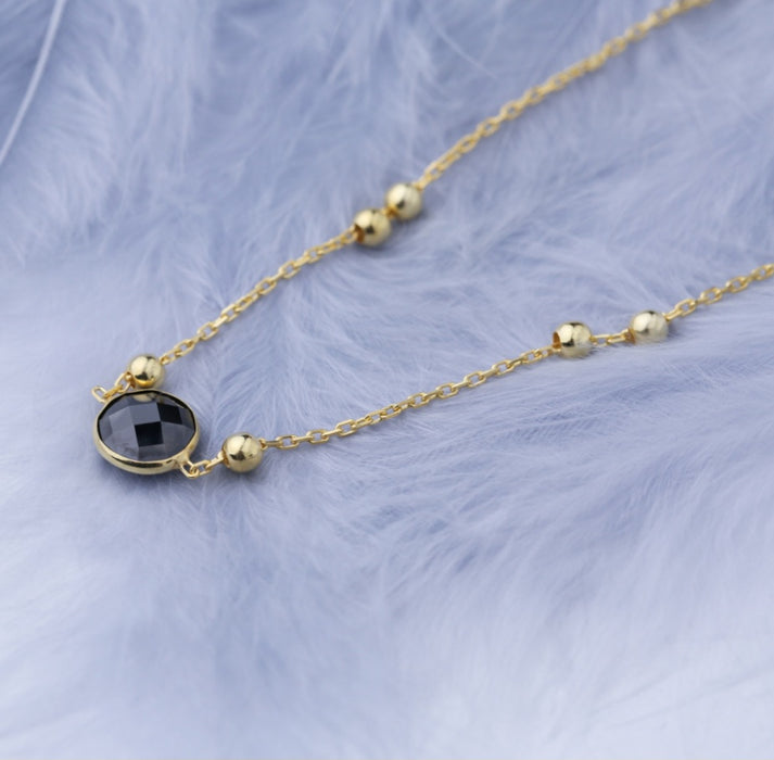 Onyx Stone Anklet