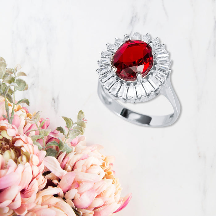 Red Stone Ring