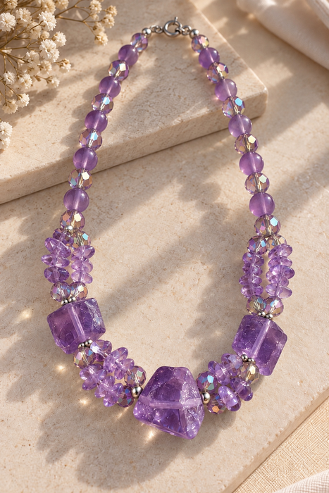 Quartz Statement Necklace