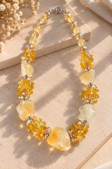 Quartz Statement Necklace