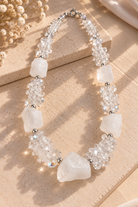 Quartz Statement Necklace