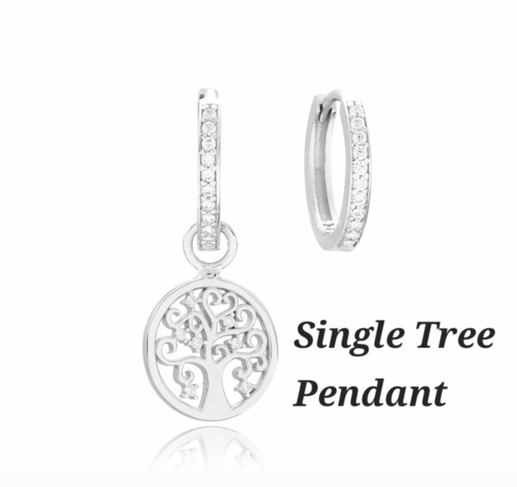 Tree Of Life Hoop SINGLE Pedant