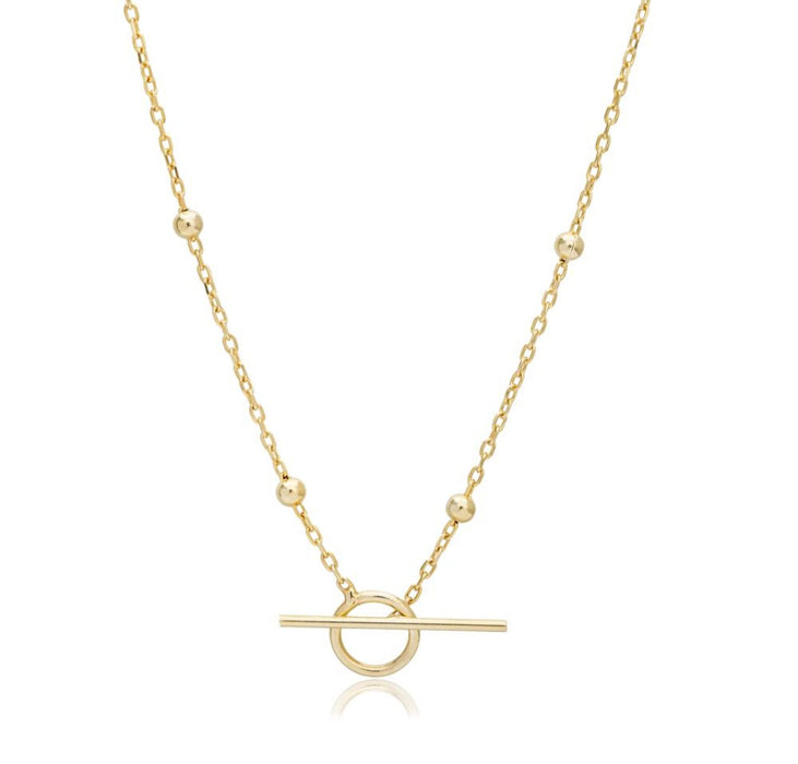 14k  Gold Elegant Ball Chain