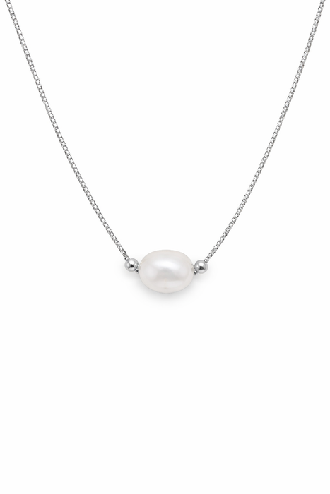 Single Pearl Pendant Necklace