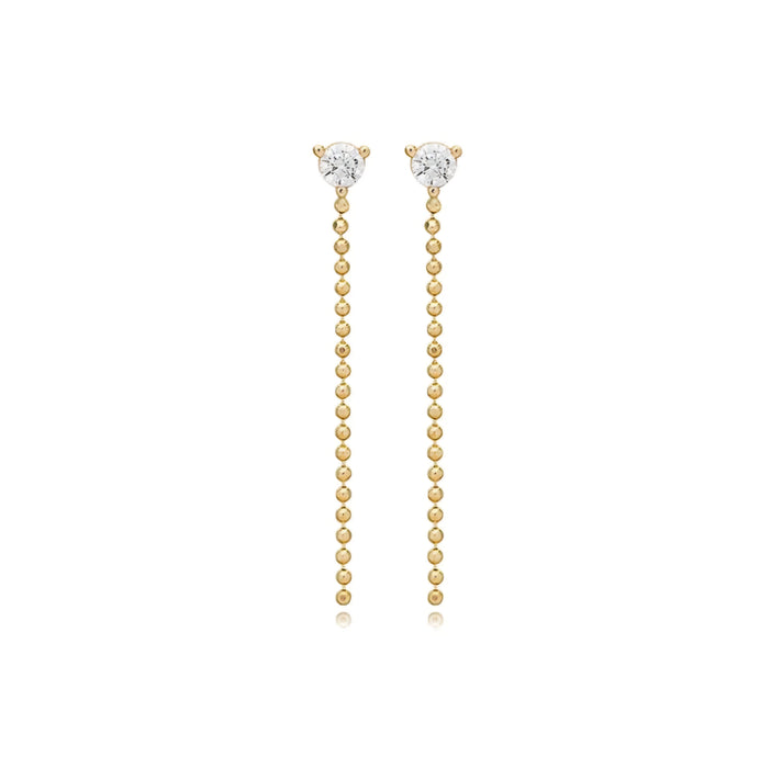 14k Gold Stud Delicate Design