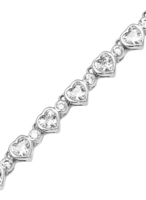 Heart Zircon Stone Bracelet