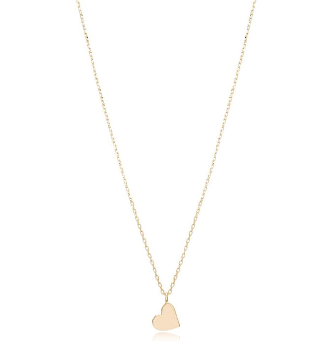 14k Gold Heart Necklace