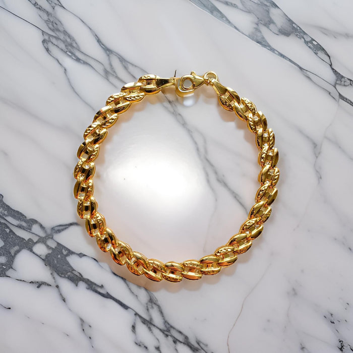 14k Gold Elegant Design Bracelet