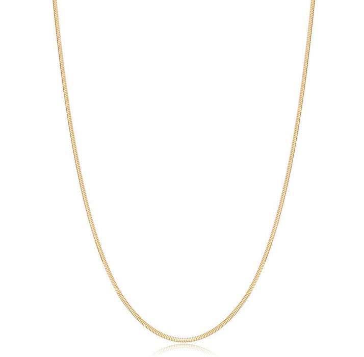 14k Gold Snake Necklace