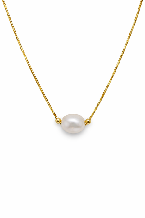 Single Pearl Pendant Necklace