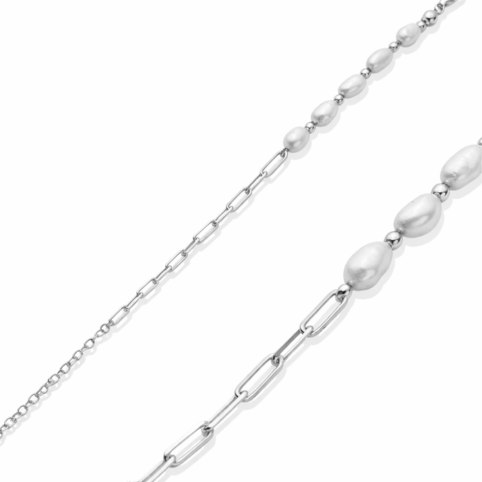 Pearl & Chain Necklace