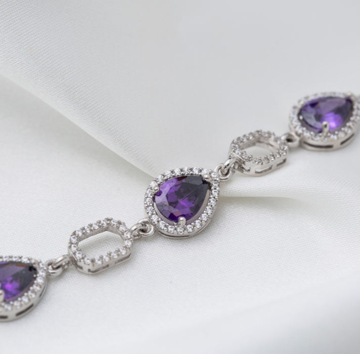 Luxury Amethyst Bracelet